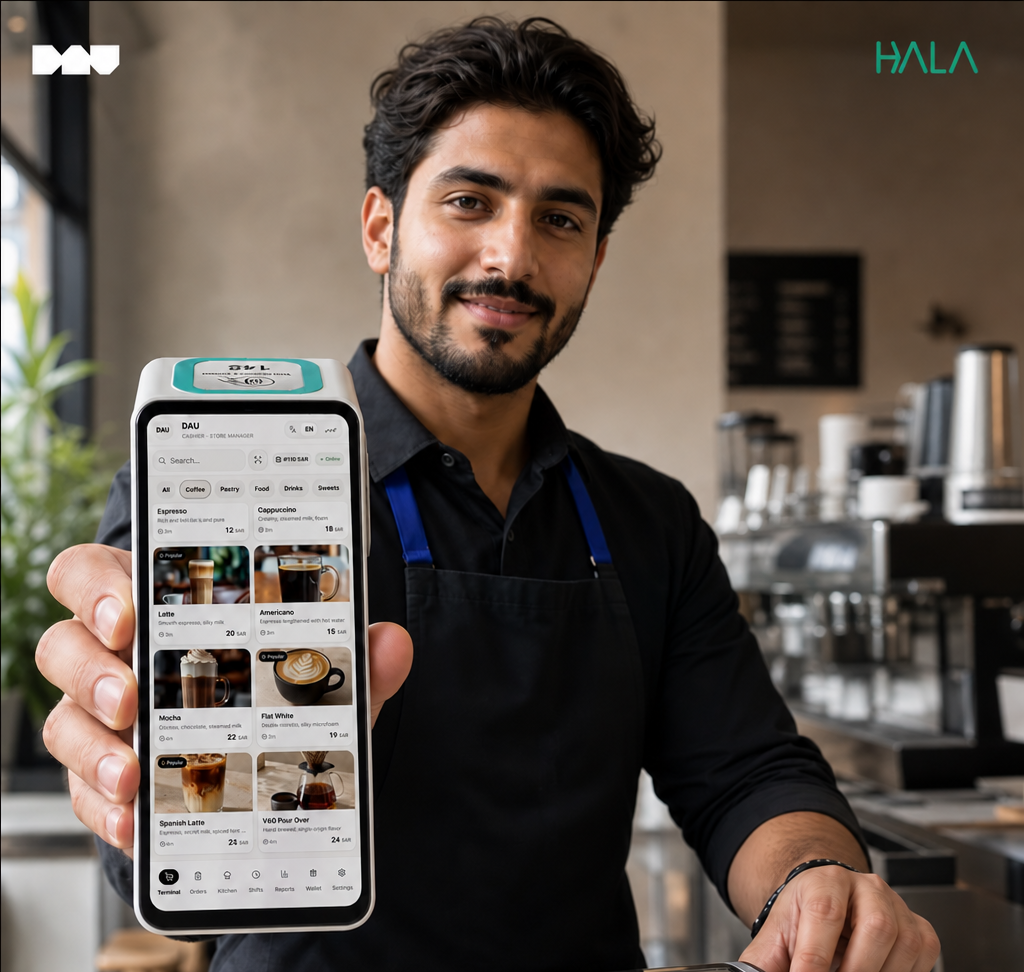Cashier, mada payments and delivery orders — one device